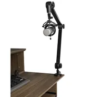 Gator Frameworks Desk-Mounted Broadcast/Podcast Boom Mic Stand