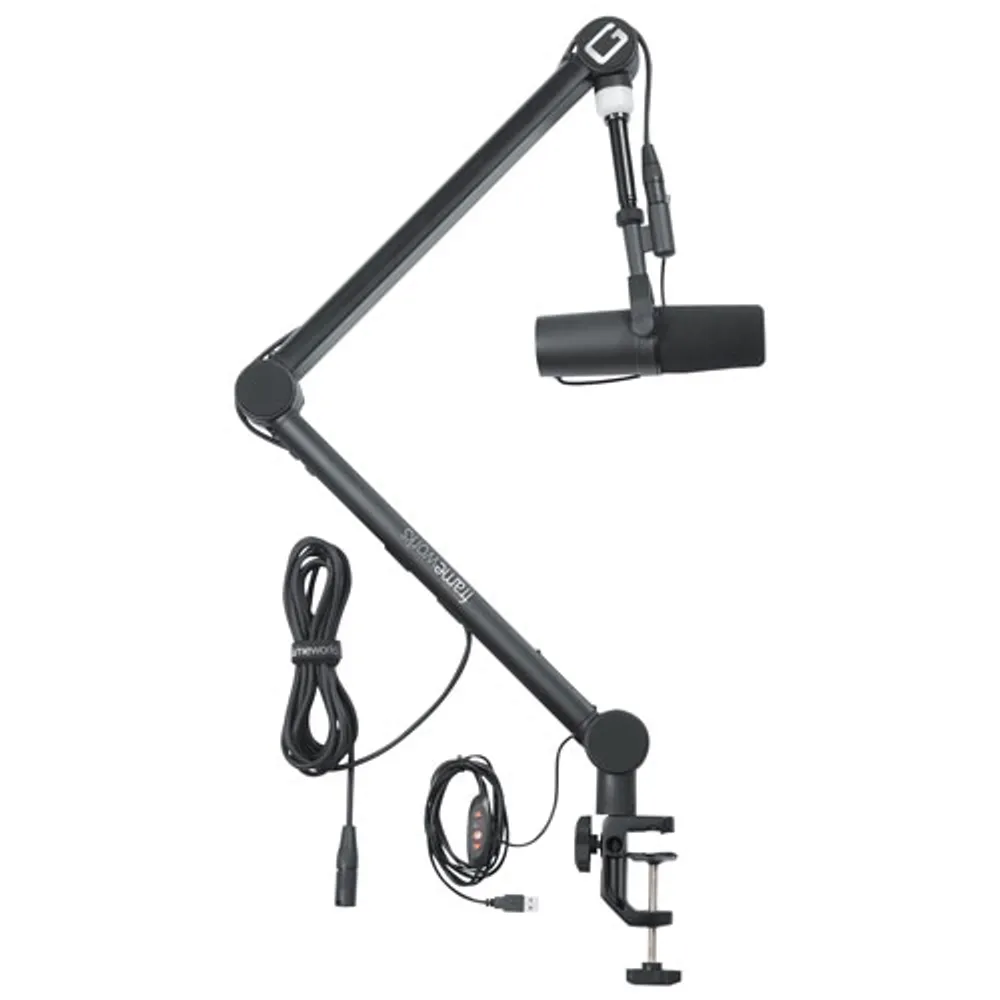 Gator Professional Desktop Broadcast/Podcast Mic Boom Stand (GFW-MIC-BCBM4000)