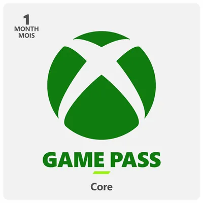 Xbox Game Pass Core 1- Month Membership - Digital Download