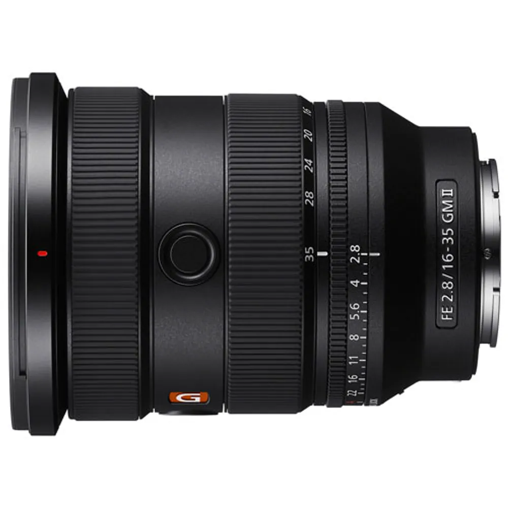 Objectif zoom grand-angle plein format monture E FE 16-35 mm f/2,8 GM II Master de Sony