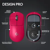 Logitech G PRO X Superlight 2 32000 DPI Wireless HERO 2 Sensor Gaming Mouse - Magenta - Only at Best Buy