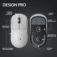 Logitech G PRO X Superlight 2 32000 DPI 4K Polling Wireless HERO 2 Sensor Gaming Mouse - White