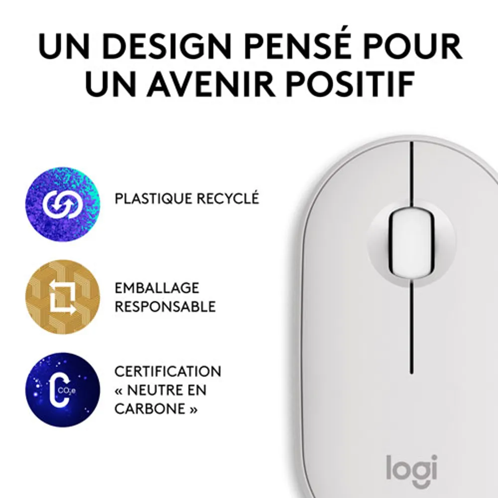 Logitech Pebble 2 M350s 4000 DPI Bluetooth Optical Mouse