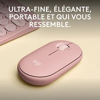 Logitech Pebble 2 M350s 4000 DPI Bluetooth Optical Mouse - Tonal Rose