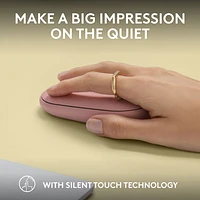 Logitech Pebble 2 M350s 4000 DPI Bluetooth Optical Mouse - Tonal Rose