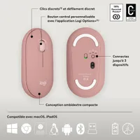 Logitech Pebble 2 Bluetooth Optical Ergonomic Keyboard & Mouse Combo