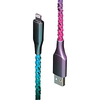 Helix Lucid Charge LED 1m (3.2 ft.) Lightning to USB-A Charge/Sync Cable (ETHLTLED)