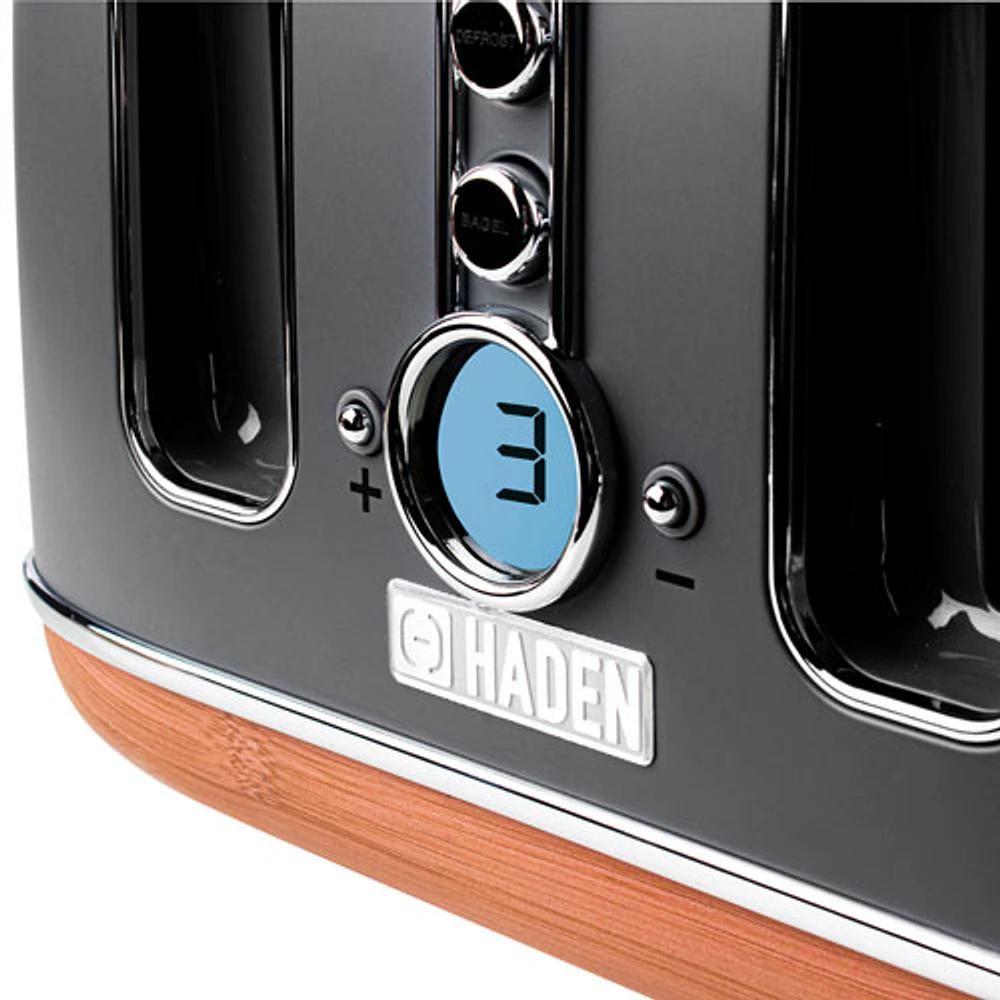 Haden Dorchester Toaster - 4-Slice - Grey