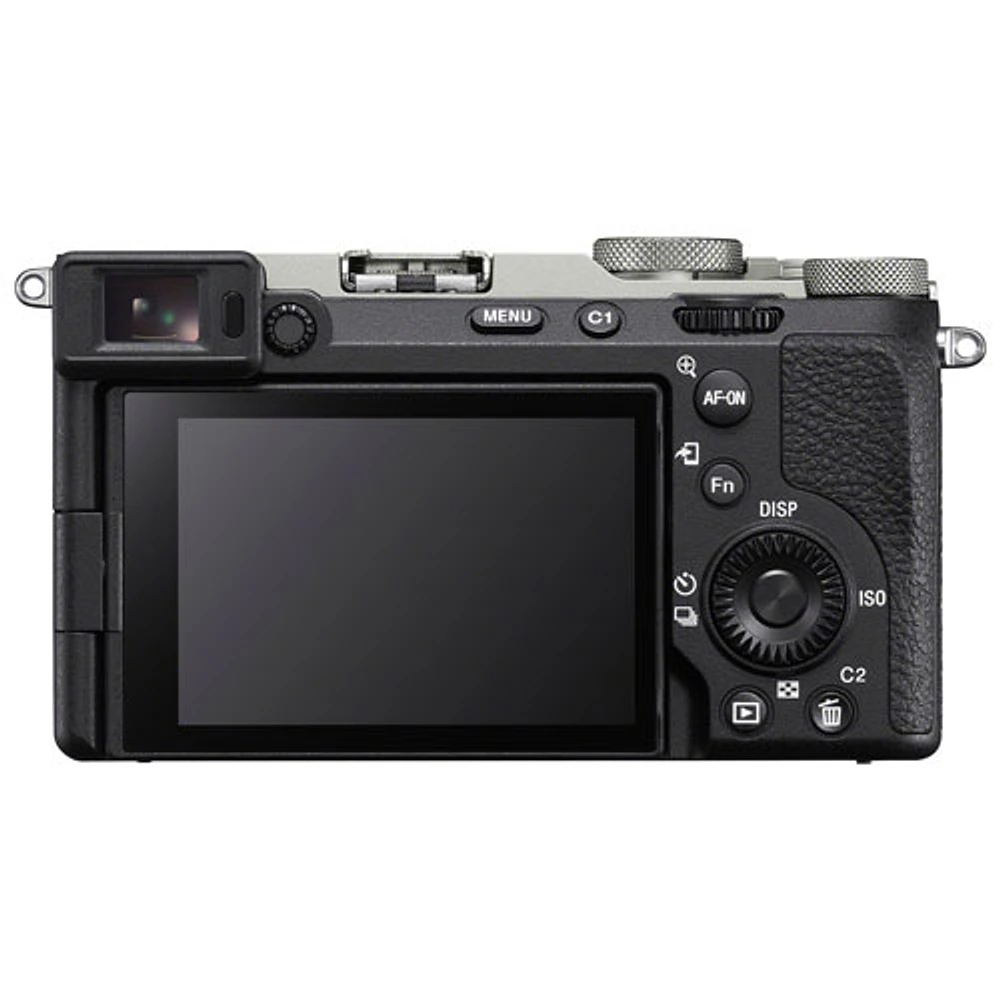 Sony Alpha 7CR Full-Frame Mirrorless Camera (Body Only) - Silver/Black