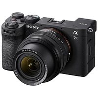 Sony Alpha 7C II Full-Frame Mirrorless Camera with 28-60mm Lens Kit - Black