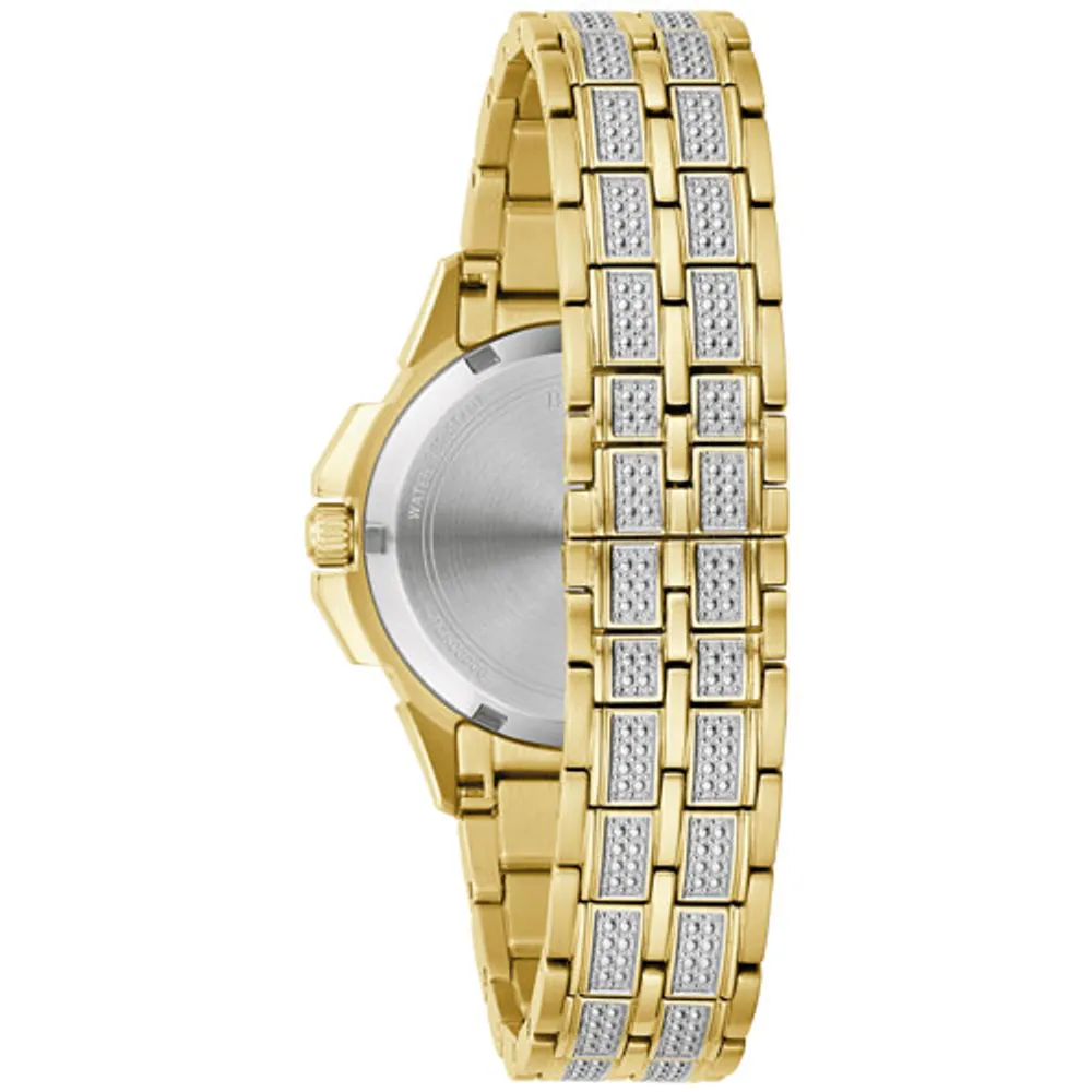 Bulova Octava 34mm Women's Dress Watch with Octava Crystal - Gold/Silver