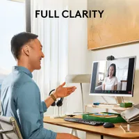 Caméra Web HD intégrale 1080p Brio 100 de Logitech avec microphone intégré - Graphite