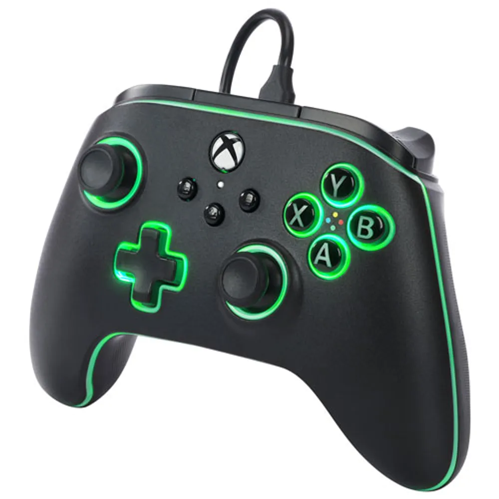 PowerA Advantage Lumectra Wired Controller for Xbox Series X|S / Xbox One - Black