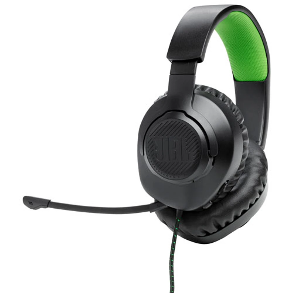 JBL Quantum 100X Gaming Headset - Black/Green