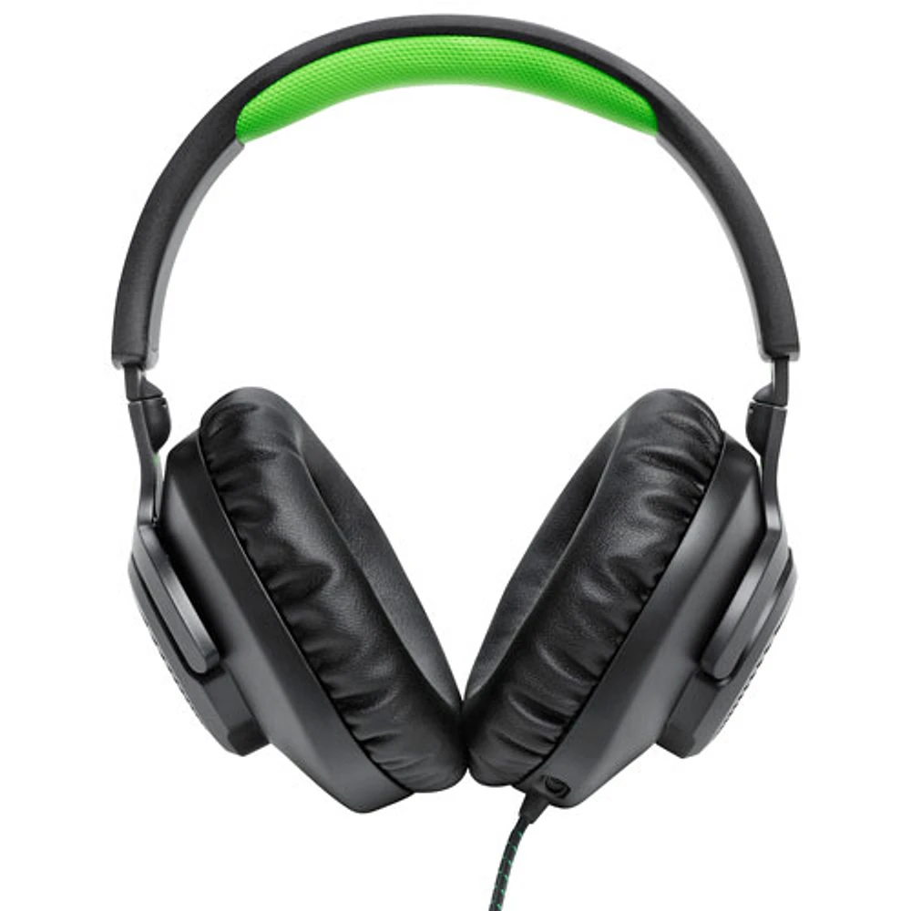 Casque de jeu Quantum 100X de JBL - Noir/Vert