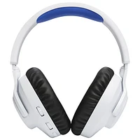 JBL Quantum 360P Wireless Gaming Headset - White/Blue