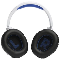 Casque de jeu sans fil Quantum 360P de JBL - Blanc/Bleu