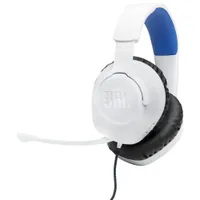 JBL Quantum 100P Gaming Headset - White/Blue