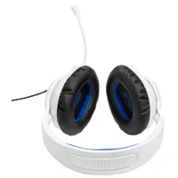 Casque de jeu Quantum 100P de JBL - Blanc/Bleu