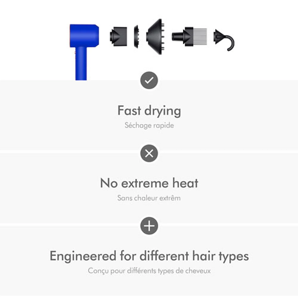 Dyson Supersonic Special Edition Hair Dryer Gift Set - Ultra Blue/Blush