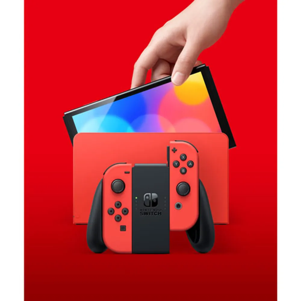 Nintendo Switch (OLED Model) Console - Mario Red Edition