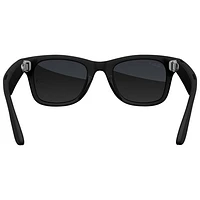 Ray-Ban | Meta Wayfarer Glasses with AI, Photo, Video, Audio & Messaging - Matte Black/Polarized Gradient Graphite - Large