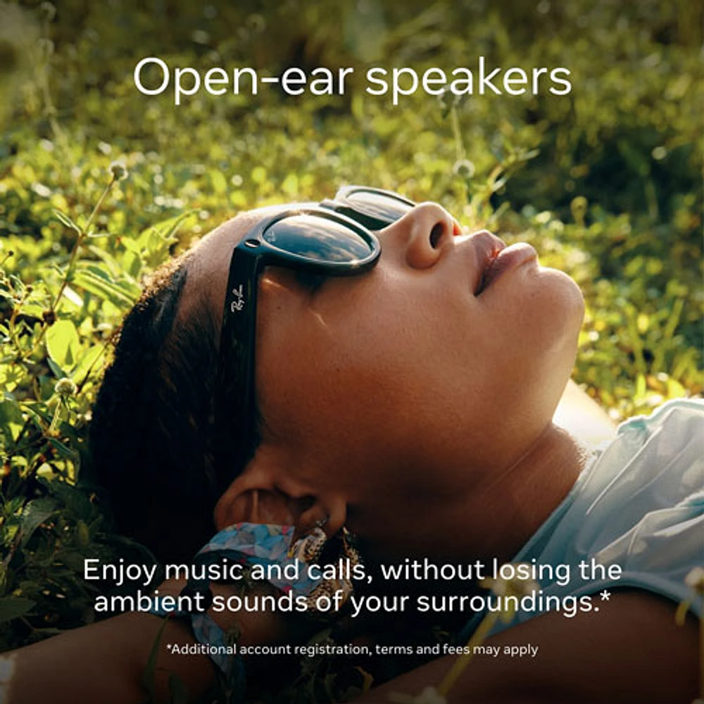 Lunettes Wayfarer de Ray-Ban/Meta avec IA, photo, vidéo, audio et messagerie