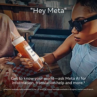 Lunettes Wayfarer de Ray-Ban/Meta avec IA, photo, vidéo, audio et messagerie