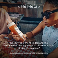 Lunettes Wayfarer de Ray-Ban/Meta avec IA, photo, vidéo, audio et messagerie