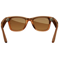 Lunettes Wayfarer de Ray-Ban | Meta avec IA, photo, vidéo, audio et messagerie - Caramel brillant/Brun polarisé
