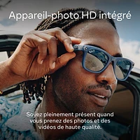 Lunettes Wayfarer de Ray-Ban | Meta avec IA, photo, vidéo, audio et messagerie - Caramel brillant/Brun polarisé