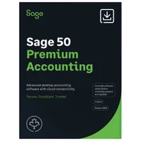 Sage 50 Premium Accounting 2024 (PC) - 2 User - 1 Year - Digital Download