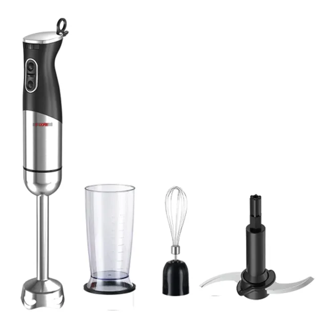 5 CORE Immersion Blender Handheld 1 Piece Red 500W Copper Motor Emulsifier  Blender Multi Purpose Emerson Blenders Premium Small Kitchen Appliances Use  Batidora Electrica