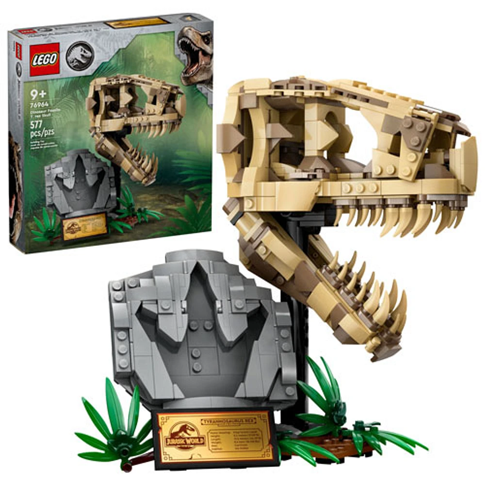 LEGO Jurassic World Dinosaur Fossils: T. rex Skull - 577 Pieces (76964)