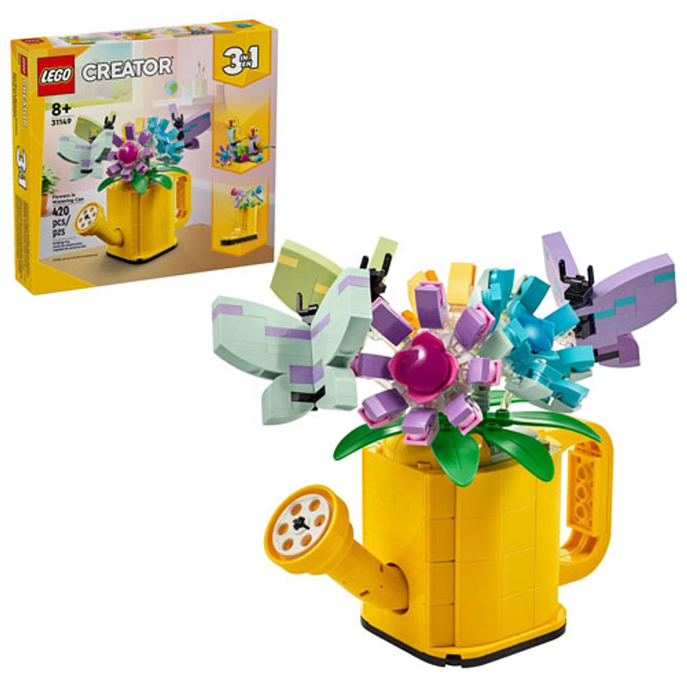 LEGO Creator 3-en-1 : Des fleurs dans un arrosoir - 420 pièces (31149)