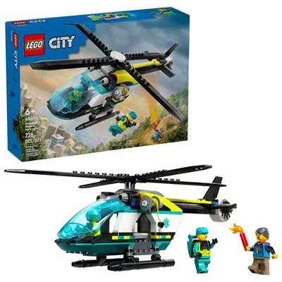 LEGO City: Emergency Rescue Helicopter - 226 Pieces (60405)