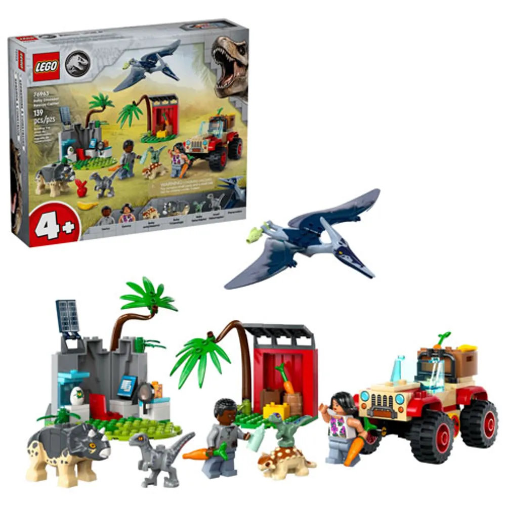 LEGO Jurassic World Baby Dinosaur Rescue Center - 139 Pieces (76963)