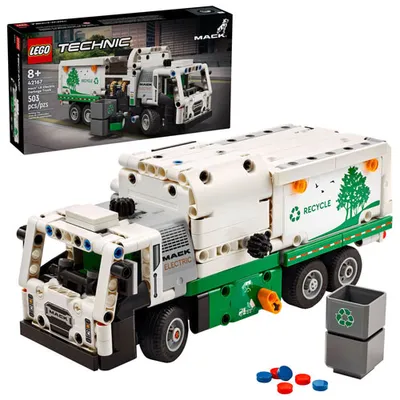 LEGO Technic Mack LR Electric Garbage Truck - 503 Pieces (42166)