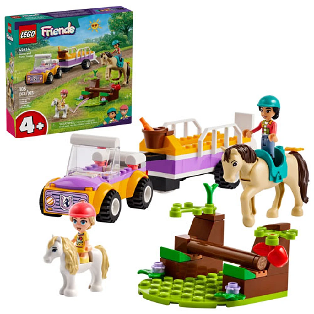 LEGO Friends : La remorque du cheval et du poney - 105 pièces (42634)