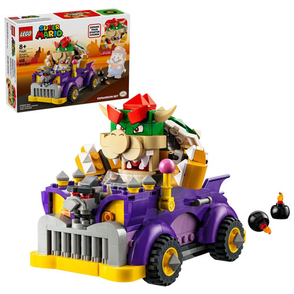 LEGO Super Mario : Ensemble d'extension Bolide de Bowser - 458 pièces (71431)