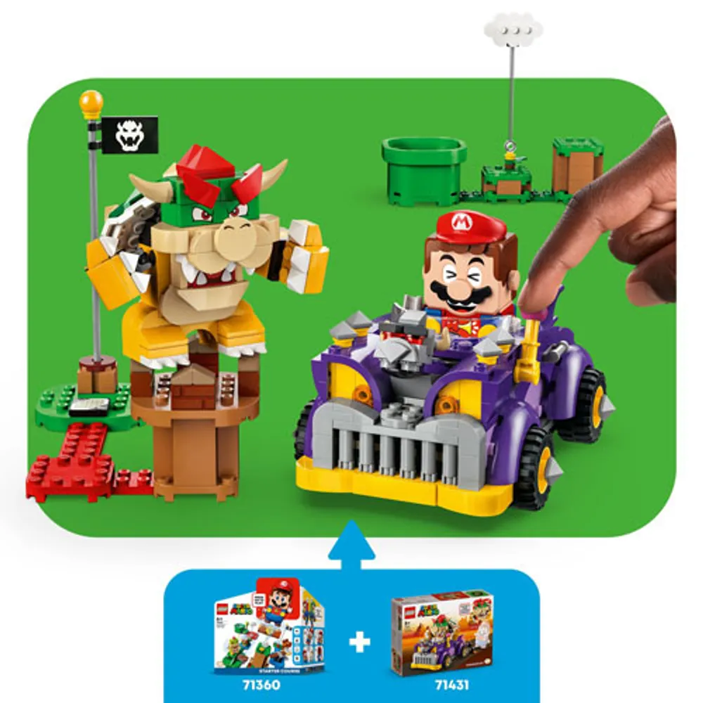 LEGO Super Mario : Ensemble d'extension Bolide de Bowser - 458 pièces (71431)