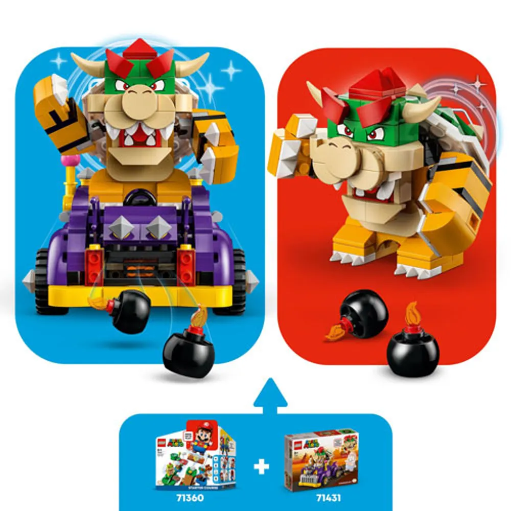 LEGO Super Mario : Ensemble d'extension Bolide de Bowser - 458 pièces (71431)