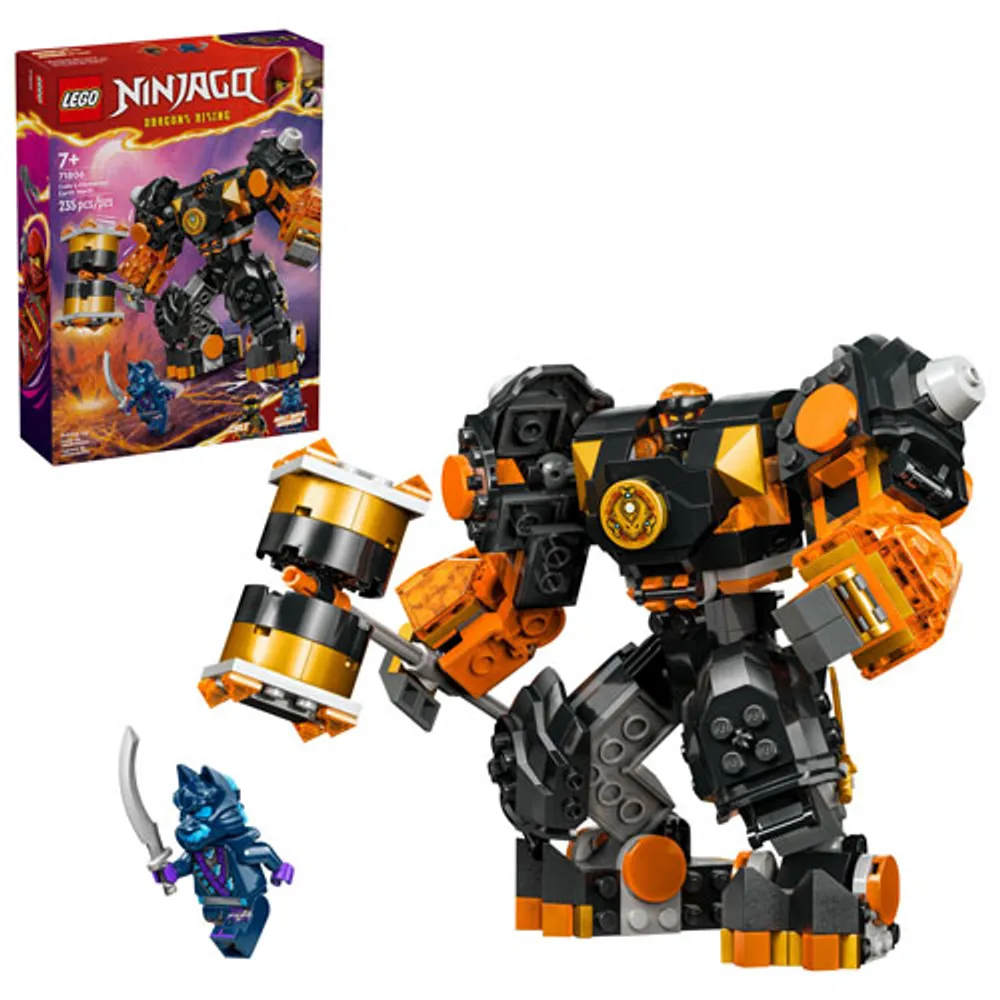 LEGO NINJAGO Cole’s Elemental Earth Mech - 235 Pieces (71806)