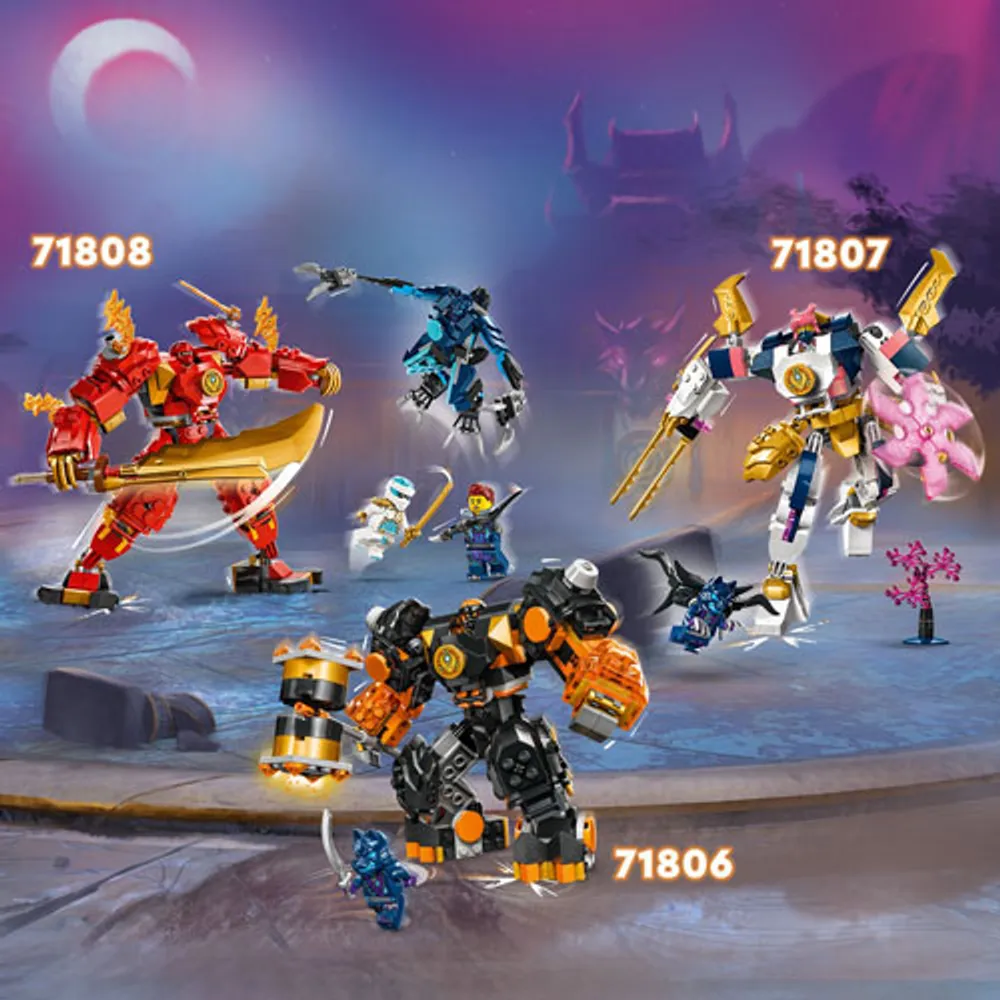 LEGO NINJAGO Dragon's Rising: Sora’s Elemental Tech Mech - 209 Pieces (71807)