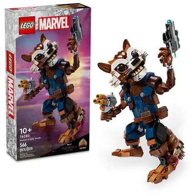LEGO Marvel Rocket & Baby Groot - 566 Pieces (76282)