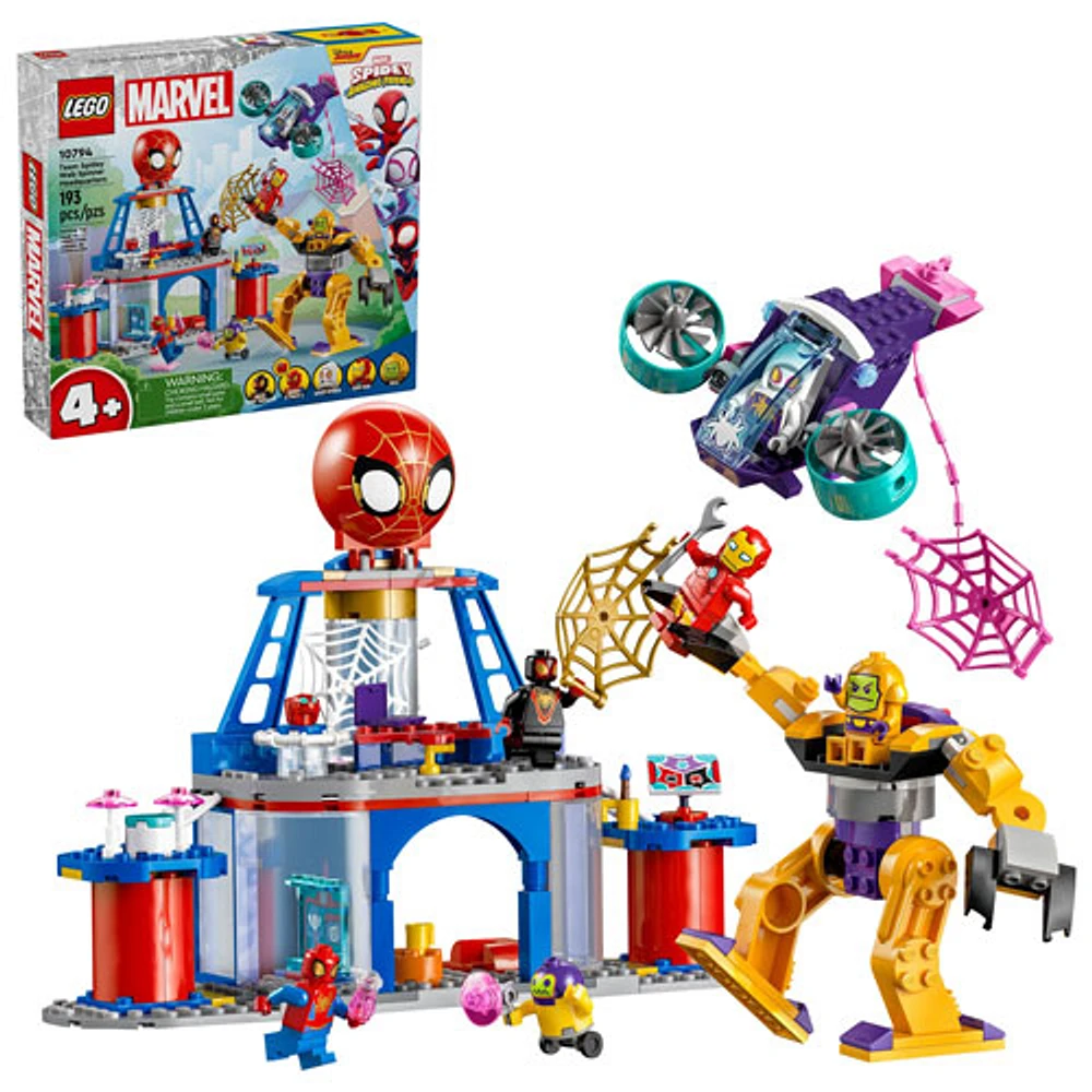 LEGO Marvel Super Heroes : Le QG en toile de l'Ã©quipe de Spidey - 193 piÃ¨ces (10794)