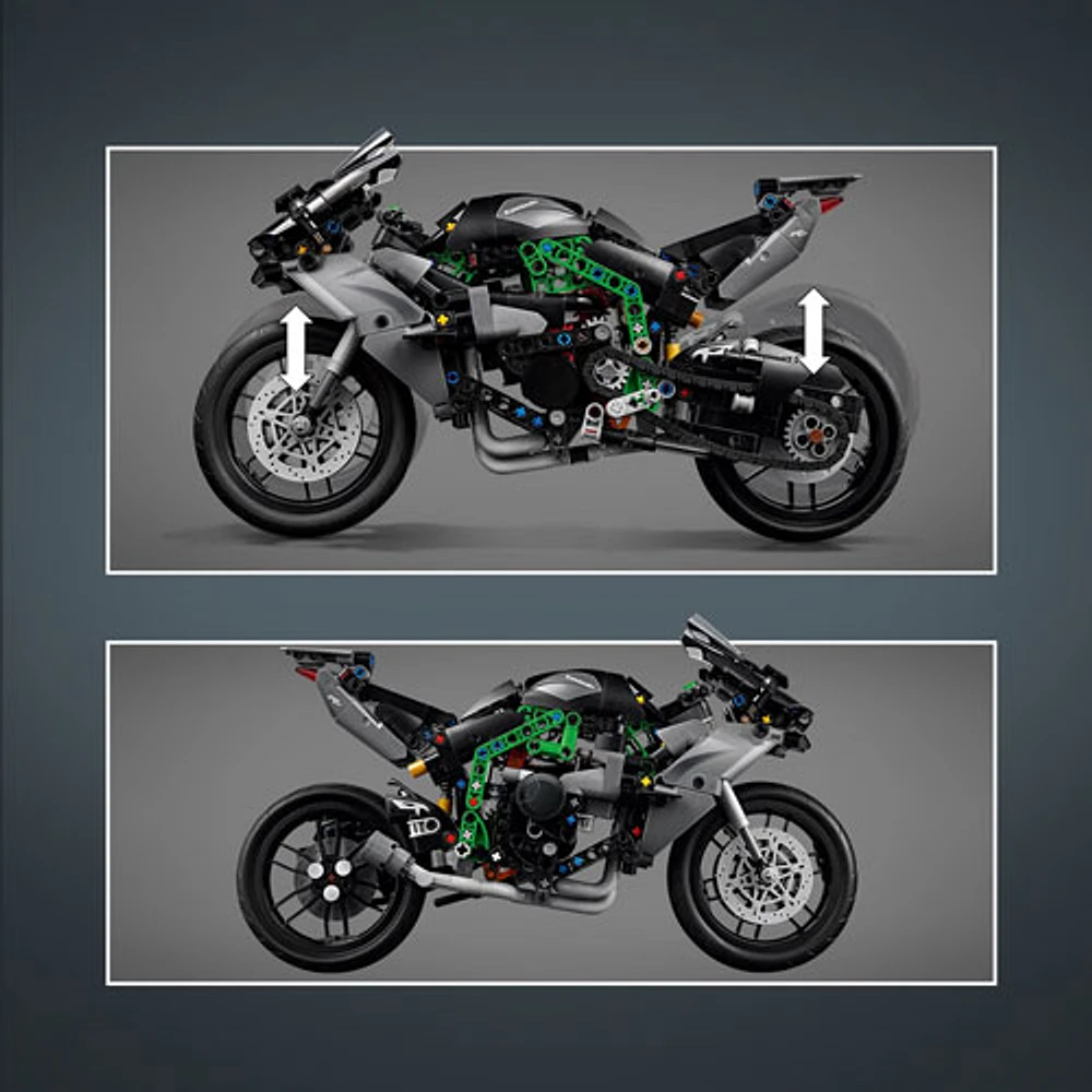 LEGO Technic: Kawasaki Ninja H2R Motorcycle - 643 Pieces (42170)