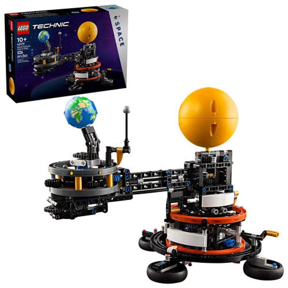 LEGO Technic : La planÃ¨te Terre et la Lune en orbite - 526 piÃ¨ces (42179)