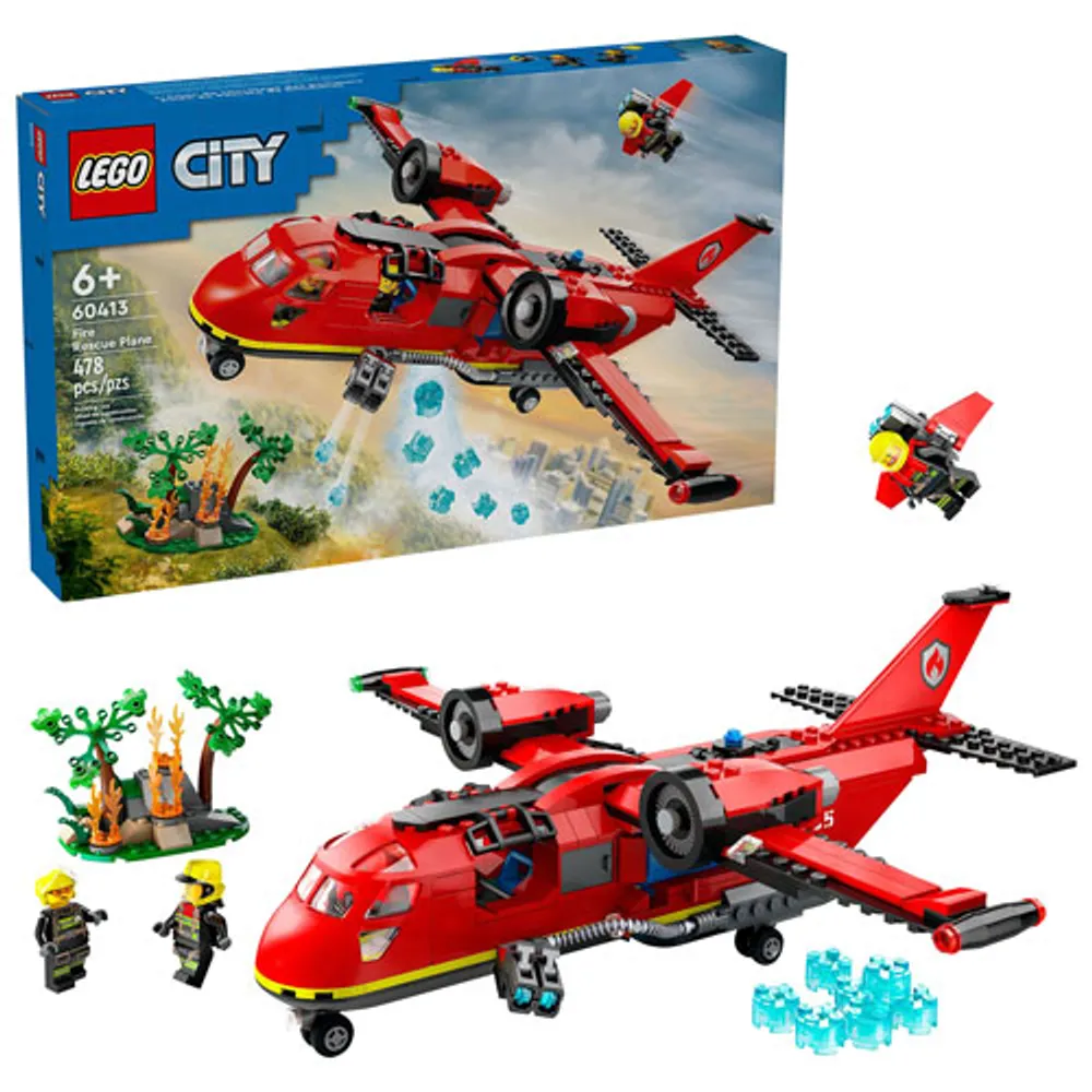 LEGO City: Fire Rescue Plane - 478 Pieces (60413)