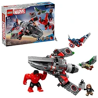 LEGO Marvel : Capitaine America contre le Hulk rouge - 223 pièces (76292)